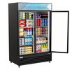 Koolmore 45" Commercial Glass 2 Door Display Refrigerator Merchandiser - Upright Beverage Cooler MDR-2GD-35C